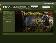 Tablet Screenshot of feasiblesports.com